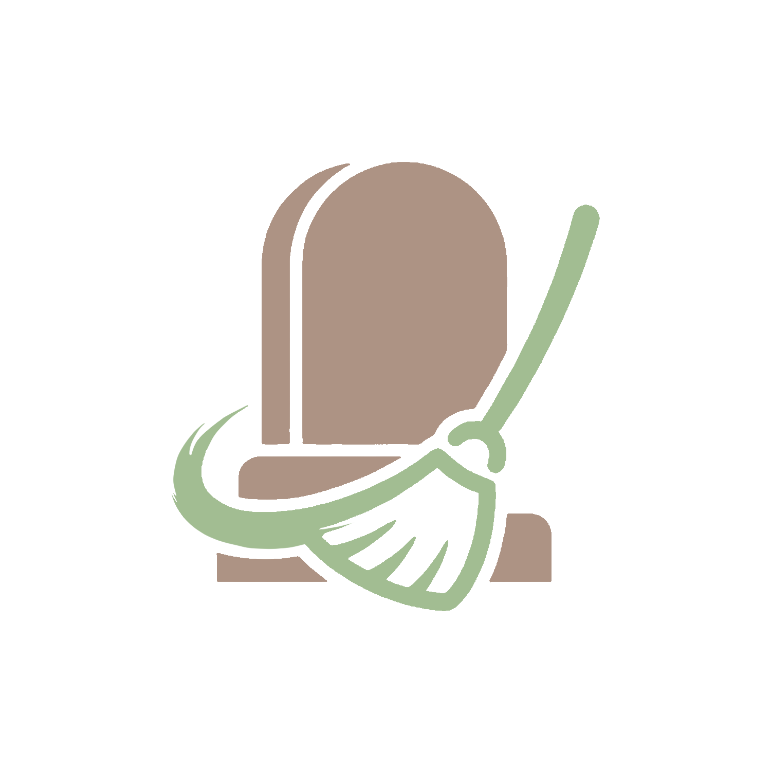 お墓のお掃除屋さん ロゴ